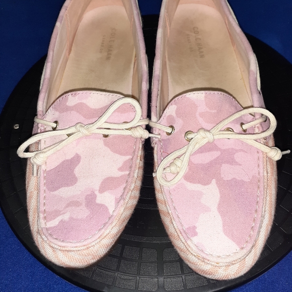 Cole Haan Grand O.S. Womens Pink Fabric Loaver Shoe's Sz. 10B-US - Picture 2 of 9